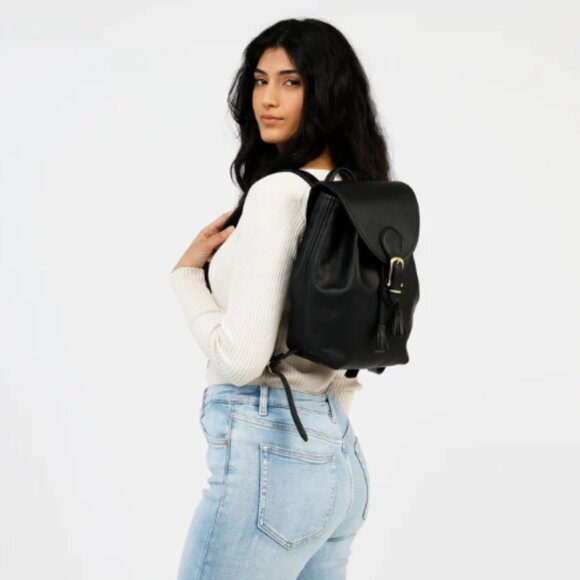 {NEW} Coach Backpack Soft Black Leather - Picture 12 of 12